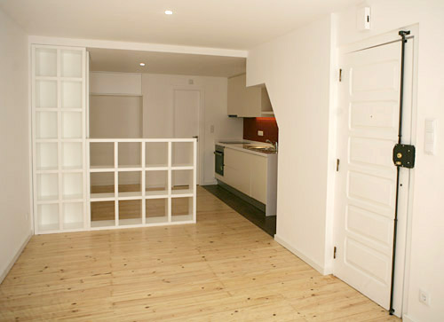 Interior da casa, depois de ser remodelada