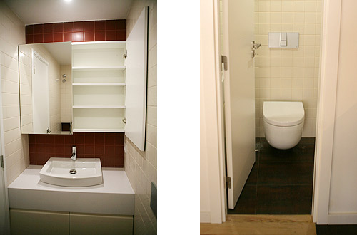 Interior da casa de banho, depois de ser remodelada