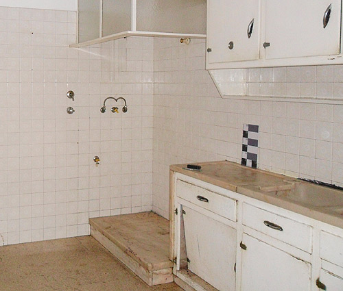 Cozinha antes de remodelação