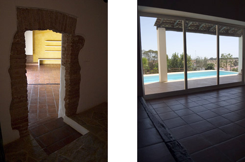 Remodelação de Monte Alentejano - detalhes de interiores