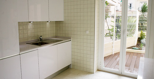 Detalhe de apartamento remodelado em Lisboa