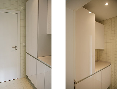 Detalhe de interior de apartamento remodelado em Lisboa